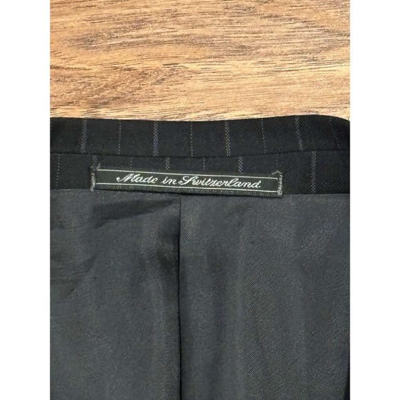 Ermenegildo Zegna Trofeo Wool Striped Italian Blazer Jacket IT‎ 54 US Sz 44 - Picture 7 of 14